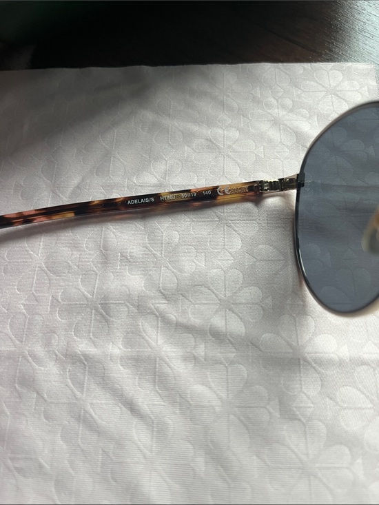 Adelais Kate Spade Tortoiseshell-Arm Sunglasses with Pink Rim and Gold Accents main image 5